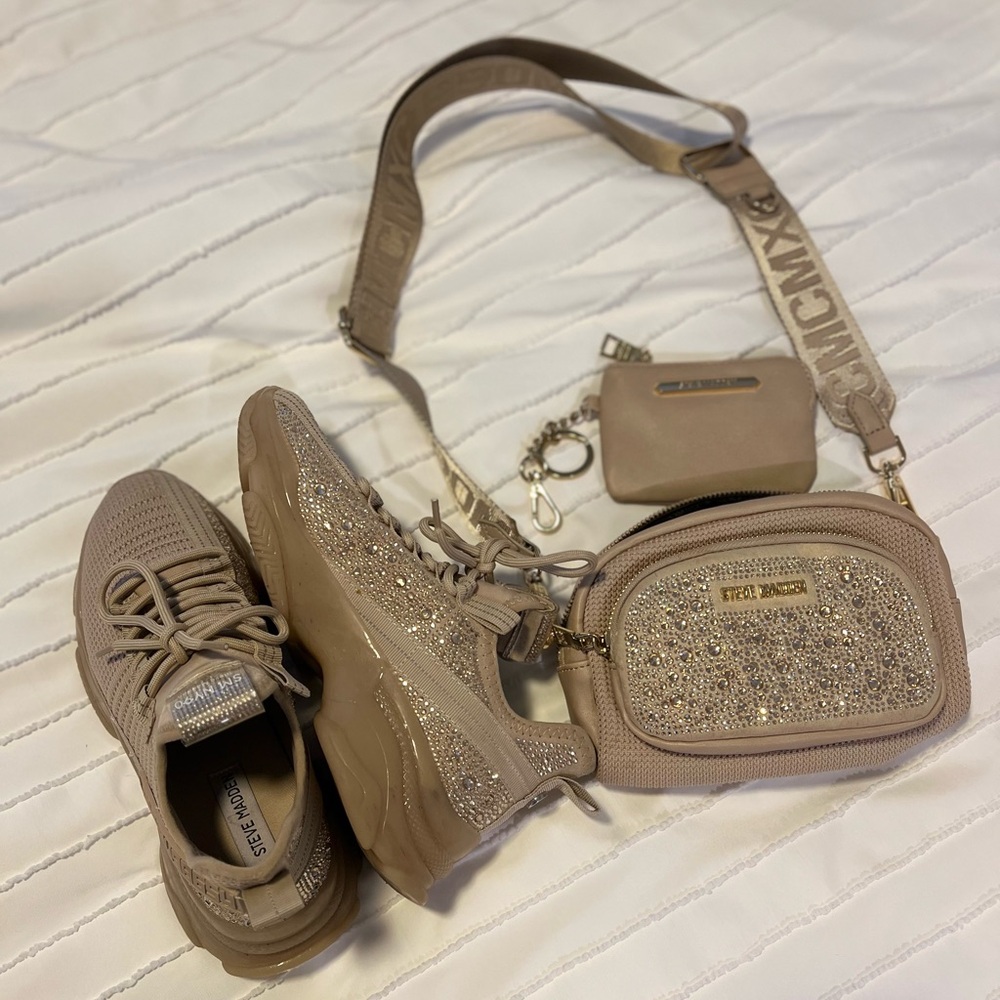 Steve Madden Sneakers & Belt Bag